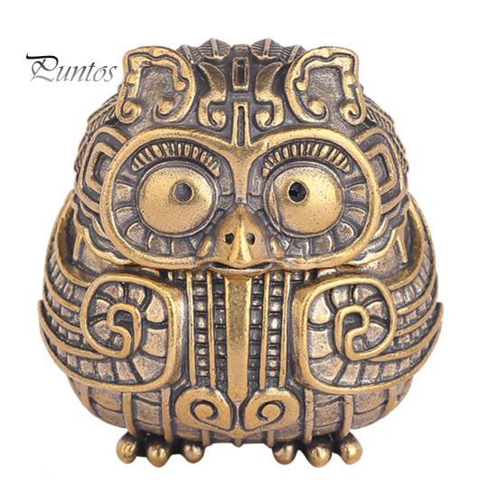 

Винтажная фигурка совы, мини-курильница в виде совы с крышкой, коллекционное украшение в виде совы для дома, гостиной, офиса, стола, книжной полки, декор Owl