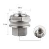 Weldless Bulkhead,1/2'' Compact Home Brew Kettle Weldless Fittings Stainless Construction & Food Grade Silicone Gasket Valve