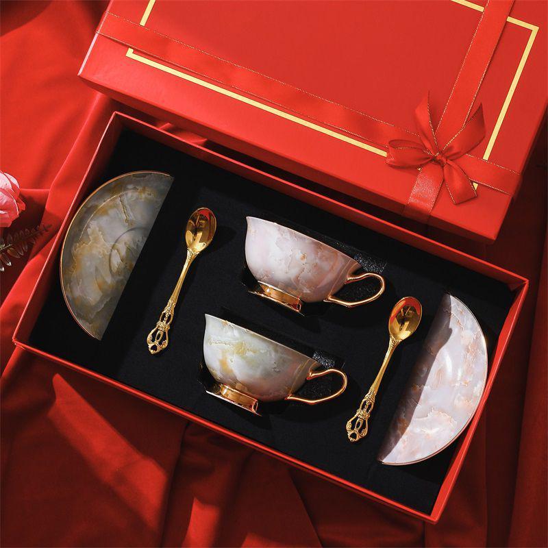 

Elegant Bone China Cup & Saucer Set - Perfect Wedding Gift for Best Friend, Bride, or Newlywed