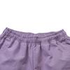 Li Ning Sports Fashion Series Solid Color Mid Waist Cuffed Loose Knit Joggers Women Joggers Mist-Purple AYKR442-3