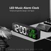 Large Screen Luminous Desktop Timer Temperature Display Alarm Clock with Music