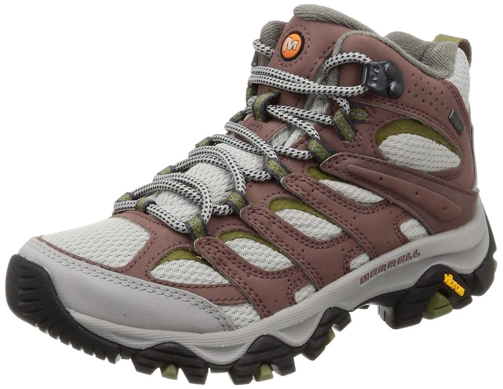 Merrell Moab 3 Synthetic Mid Hiking Size 2E Gore-Tex Shoes, Marron/Paloma, 23.0 cm,