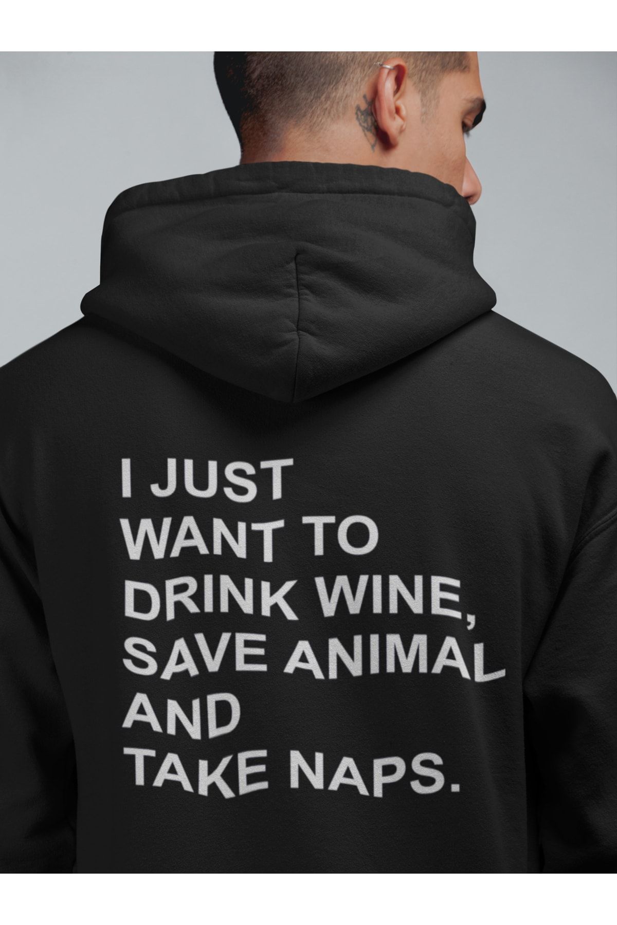 

Женская стильная толстовка большого размера, унисекс, толстовка с принтом «Я просто хочу обратно» L