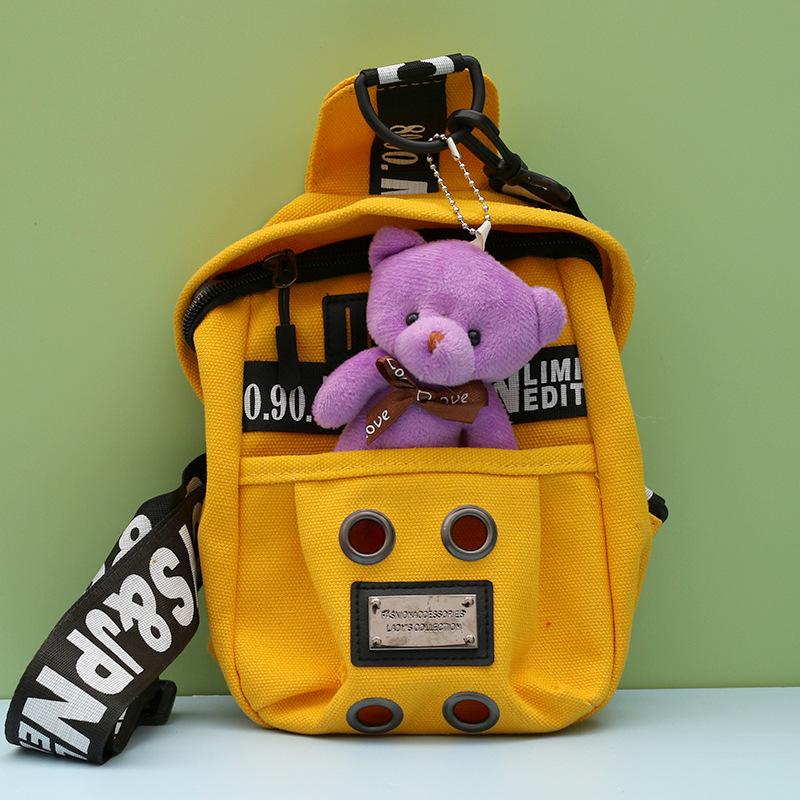 10Pcs Teddy Bear Doll Pendant Plush Toy Colorful Teddy Plush Keychain Soft Stuffed Bear Toy For Girls Bag Pendent Children Gifts