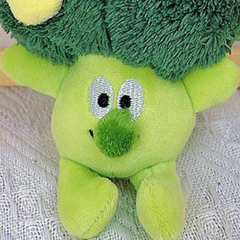 Llavero con colgante de brócoli vegetal de dibujos animados, moderno y bonito, para decorar bolsos.
