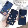 Denim Stickerei Coquette Y2K Handyhülle Für Samsung S25,S24,S21,S22,S23,S30,Ultra,S20,Plus,Fe,Lite,Note,10,Schwarze Hülle