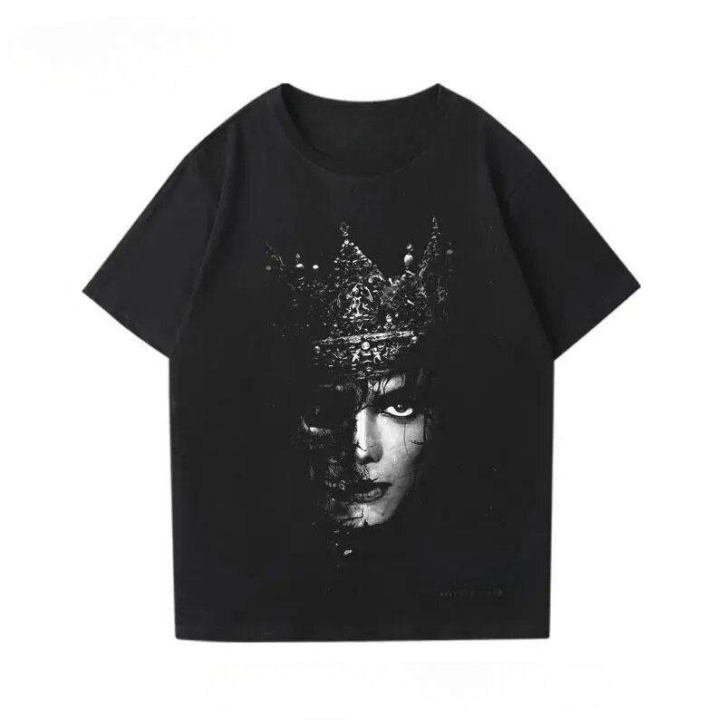 Michael Jackson MJ King of Pop Music new Unisexs 2026 new summer TShirt Unisex ONeck Cotton Short Sleeve Y2k Fashion Popular