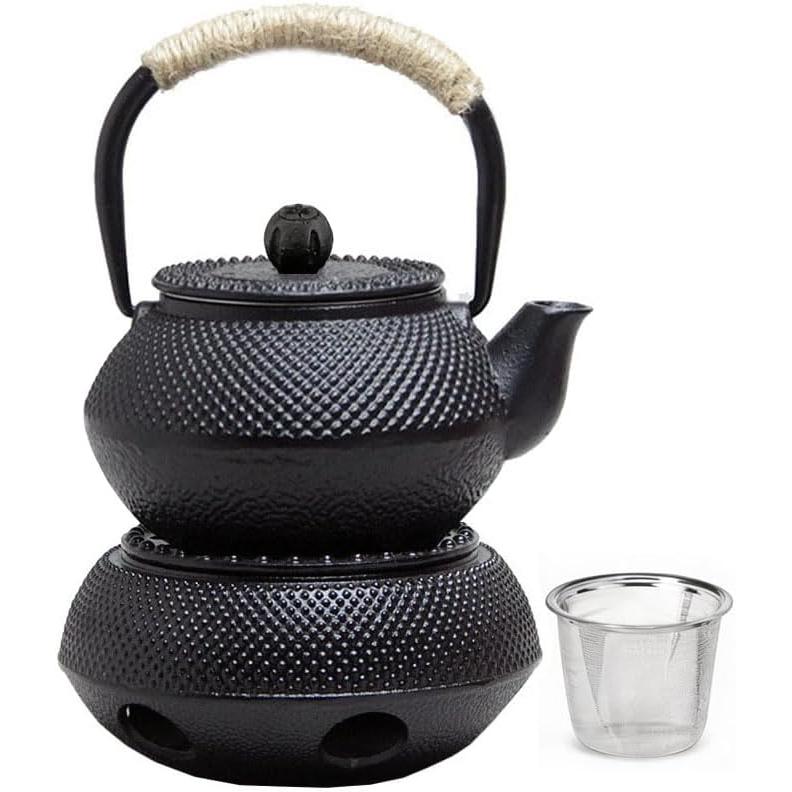 Iron kettle, teapot and stove, with tea strainer, kettle, open fire compatible, iron teapot, kettle, stylish, iron supplement, teapot, traditional