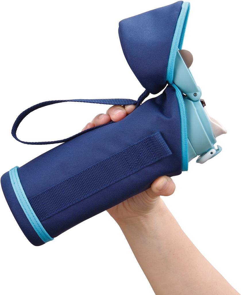 Thermos My Bottle Pouch with Strap, 450-600ml Capacity, Navy, APG-501 NVY