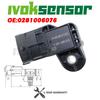 Датчик тиску впускного колектора для Chevry Chevrolet Cruze Sonic 1.4L Vauxhall Opel Astra ignia 1.3 1.4 1.7 2.0 0281006076 1235029 55568175