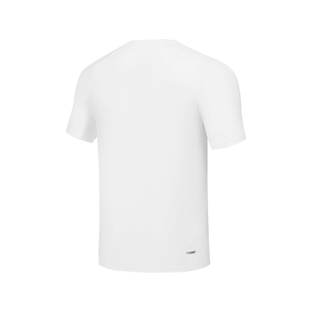 Skechers Comfort Technology Cool Series Quick-Dry Simple Round Neck Short Sleeve T-Shirt Men tops Bright-White P225M086-0019