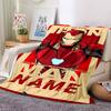 Custom Name Iron Man: Hero's Journey Blanket for Couch & Bed, Plush Cozy Fuzzy Blanket Super Soft & Warm Blankets for Fall and Winter. 090810