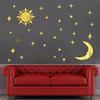 Sun Moon Stars DIY Acrylic Mirror Wall Stickers 3D Wall Stickers For Kids Rooms Decor