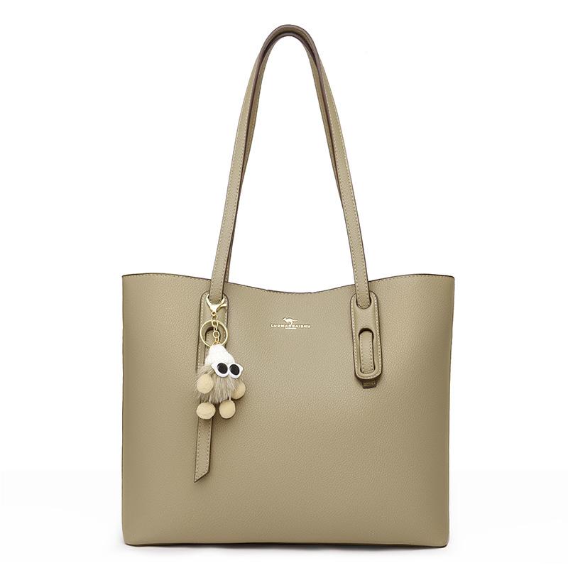 Bags Women's bags High-end tote bags New fashion shoulder bags Simple solid color portable daily commuter bags