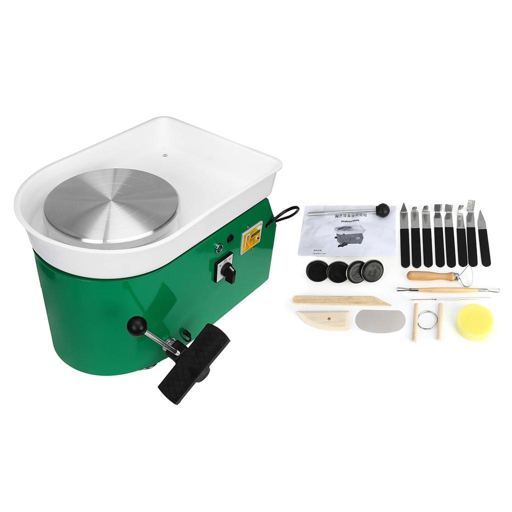 25cm 700W Brushless Electric Pottery Wheel Machine Ceramic Shaping Tool Pottery Art Machine for Student and Amateur