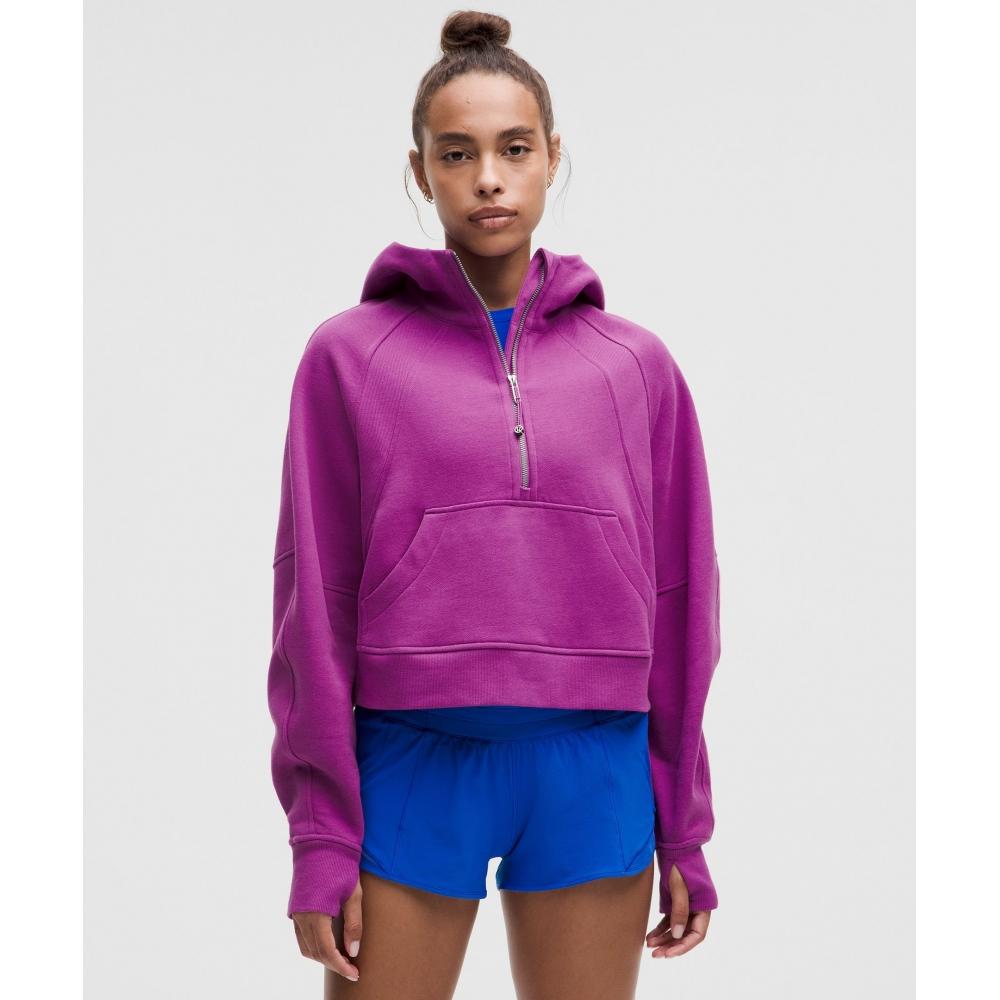

Lululemon Scuba Oversized Half Zip Hoodie Vivid Plum XS/S