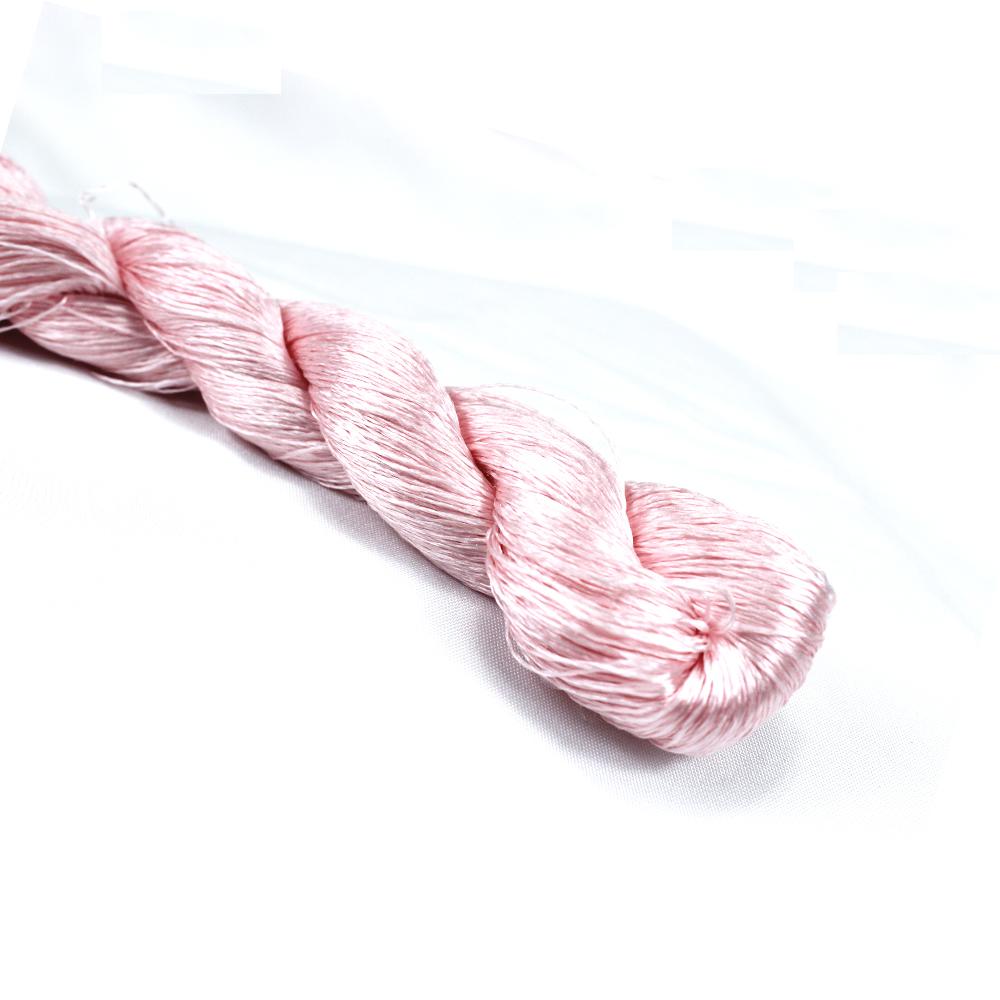 Filo di seta 1pz 100% ricamo a mano ricama punto croce 400m filo da ricamo in seta serie rosa 8 colori sfumati