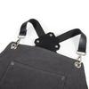 Neue Canvas-Schürze mit mehreren Taschen und Kreuzrücken: Stilvolle Schürze für BBQ, Küche, Koch und Backen