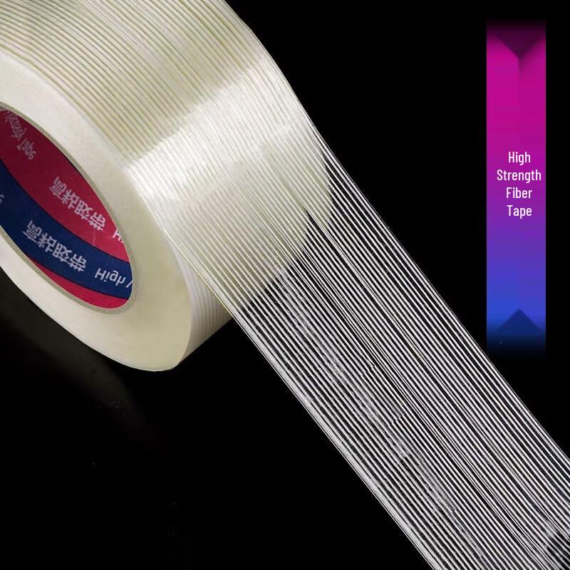 Heavy-Duty Transparent Fiberglass Adhesive Tape