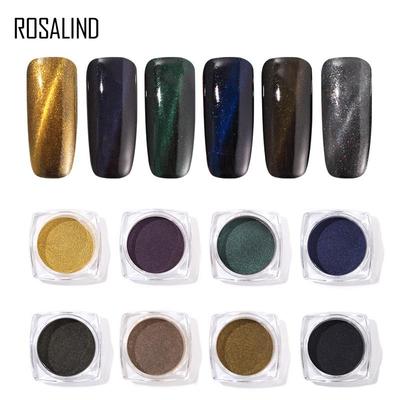 Nail Powder 3D Effect Cat Eye Powder Gel Nail Polish Cured Nail Art Glitter Decoration