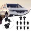 10Pcs Trim Clips Bumper Fastener Trim For Megane-Espace