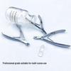 Yixiu Professional Cuticle Nippers: 3mm Sharp Stainless Steel, Mirror-Finish Handle, Easy Cut for Manicure.