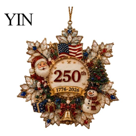 Christmas Hanging Ornaments Set Snowflake Tree Ornament, Acrylic Holiday Decor Gift for Home Window Fireplace Display, Festival Party Supplies