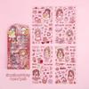 Kawaii Girl Stickers Cute DIY Scrapbooking Journal Decor Princess Stickers Kids Gift Stationery School Supplies