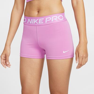 Nike Pro Sport Shorts Damen Hellrosa/Weiß Moderat