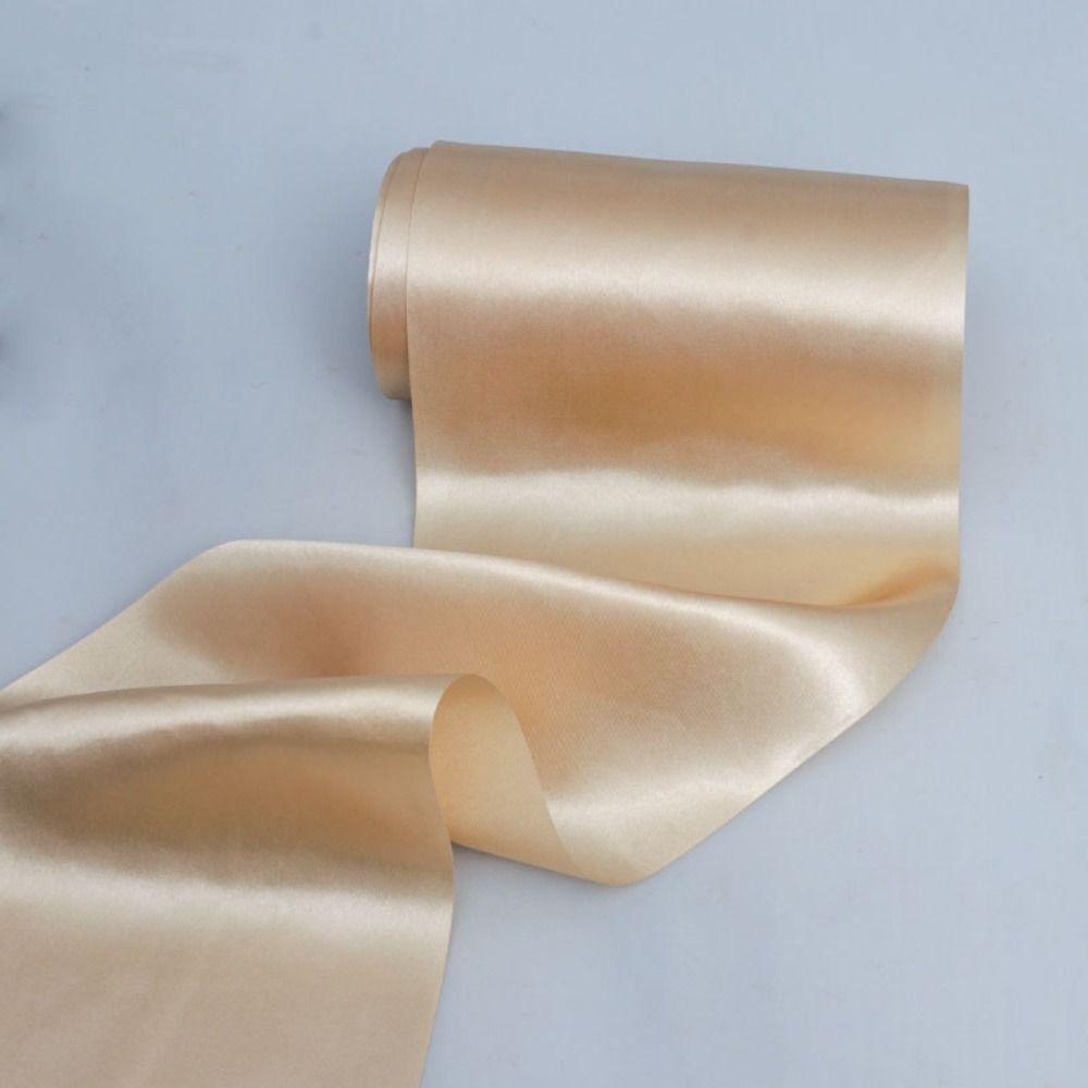 15cm Width Satin Ribbon Satin Material Solid Color Gift Wrapping Ribbon 20 Meters Roll Simple DIY Crafts Ribbon Gift Wrapping