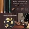 Luxuriöse Vintage Leder Uhrenaufbewahrungsbox für Herren Reise Schmucketui Leder Uhr Ringe Manschettenknöpfe Sonnenbrillen Kaffeefarbenes Leder