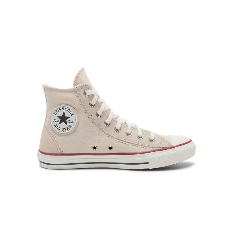 Converse All Star Wide Trendy Durable Wear-Resistant Breathable High-Top Canvas Shoes Unisex Sneakers Beige A15211C