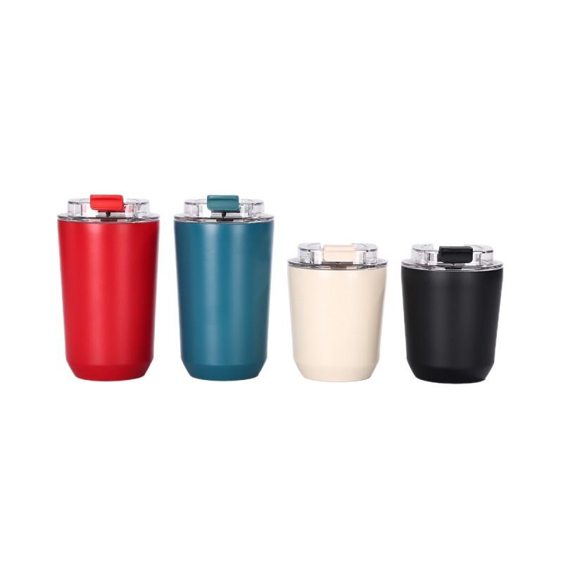 Stainless Steel Vacuum Insulated Travel Mug 280ml 380ml Leakproof Office Car Cup Men Women Students