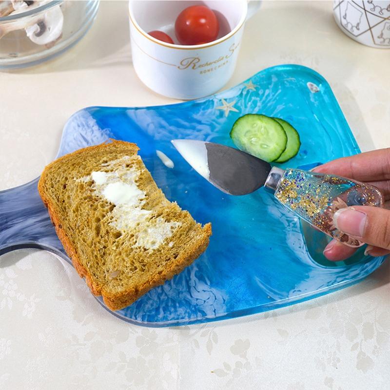 Creative Casting Mold Resin Paddle Mold Knife Fork Flat Shovel Silicone Molds for DIY Handcraft Beginners Home Decor