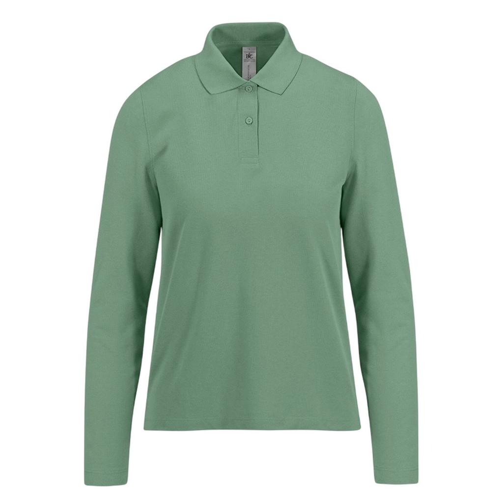 B&C Womens/Ladies My Polo 210 Long-Sleeved Polo Shirt