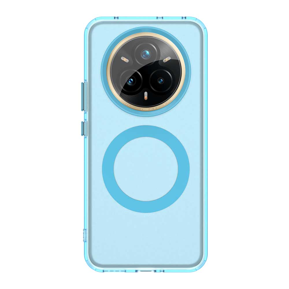 Magnetic Luxury Wireless Charge For Magsafe Case for OPPO Realme 14 Pro Plus Pro+ 5G Matte Translucent Candy Shockproof Cover