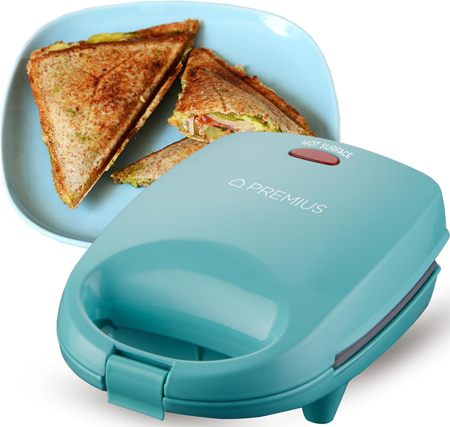 

Mini Snack Sandwich Maker, Indicator Light, Inch Mold, Great for French Toast, Tuna Melt, United States