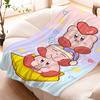 Decorative Sofa Blanket K-Kirbys Lovely Warm Knee Bed Fleece Camping Custom Fluffy Soft Blankets for Winter Microfiber Bedding