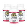 Natural Factors Chromium Phytolinate 500mcg 90 Tablets 3 Pcs