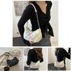 Chic Commuter Crescent Bag Stylish Canvas Crossbody Purse For Trendy Women