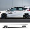 2 Stück Auto Seitenschweller Aufkleber Stilvolle Grafiken Auto DIY Styling Vinyl Aufkleber Auto Tuning Zubehör Für Ford Focus 2 3 MK2 MK3