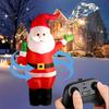 OBEST Electric Christmas Santa Air Inflatable Inflation Christmas Christmas Party 115cm Remote-Controlled Claus, Display, Santa, One-Touch &