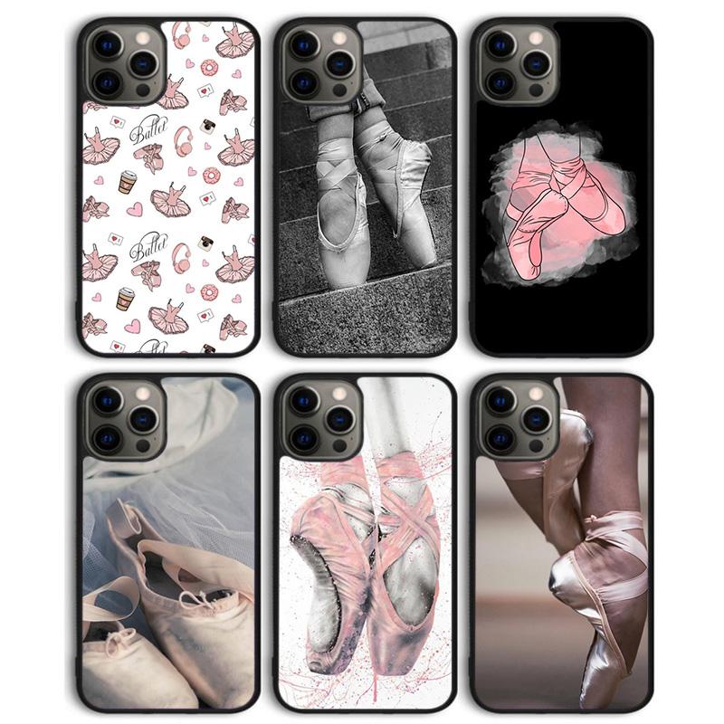 Ballet Ballerina Dance Shoes Phone Case Back Cover for iPhone 17 Air 16 15 14 13 11 12 Pro Max PlusS Shell Coque