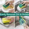 5-50Pcs Double-sided Cleaning Spongs Household Scouring Pad Kitchen Dish Cloth Auto Sponge Wipe Cleaning Towels Accessories