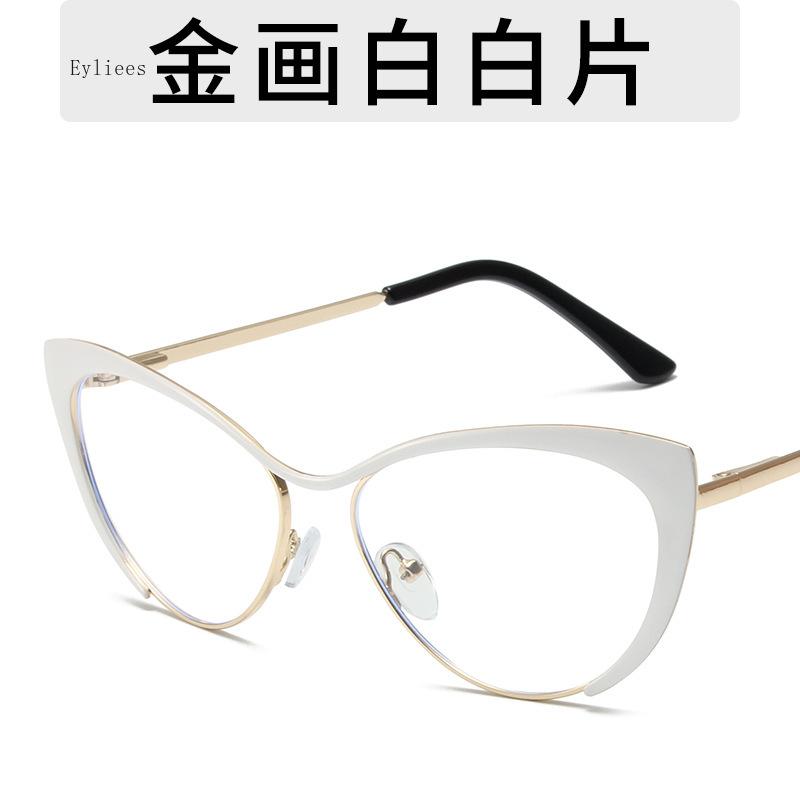 

Vintage Women Cat Eye Spectacle Frame Optical Premium Retro Anti Blue Computer Glasses Prescription Glasses Gafas Mujer