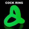 Luminous Cock Ring Silicone Durable Penis Ring Adult Men Ejaculation Delay Cock Rubber Ring Penis Enlargement Sex Toys for Male