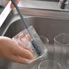 Bottle Brush Silicone Cleaning Tool With Long Handle For Efficient Bottle And Glassware Maintenance