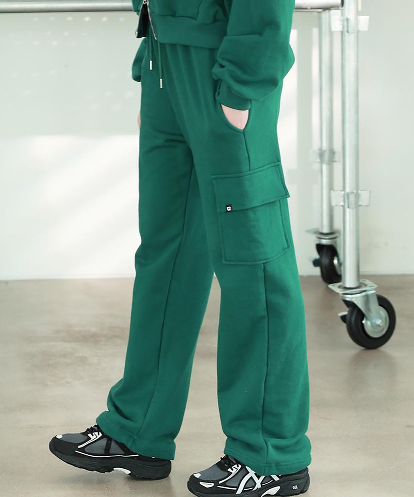 WHEN YOU MOVE Point Logo Cargo Sweatpants Lavender