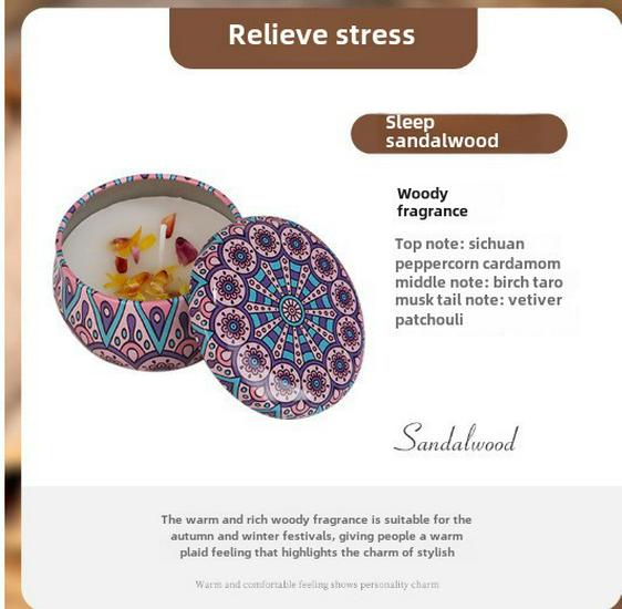 DIY Dried Flower Soy Wax Candle - Romantic Aromatherapy Souvenir