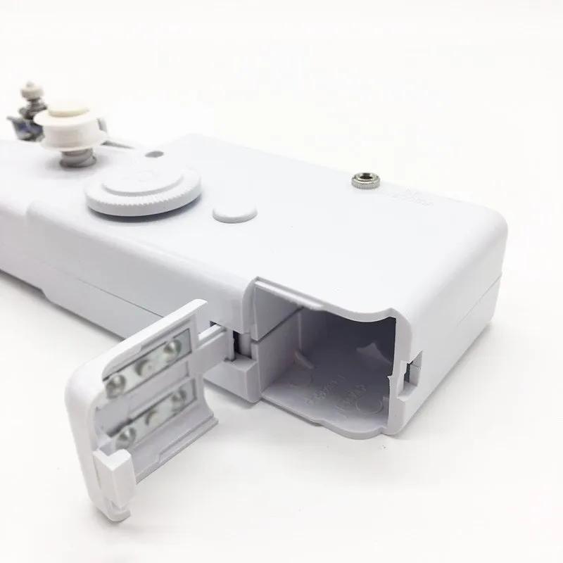 Mini Sewing Machine Handheld Portable Electric Sewing Machine with Bobbin for Needlework Handwork Home Travel Sewing Accessories